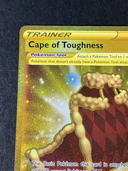 Cape of Toughness 200/185 Vivid Voltage Gold Secret Rare Pokemon TCG Card NM - Image 3