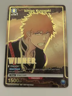 Ichigo Kurosaki UEPR/BLC-2-016 (Winner) - Union Arena Promotion Card - Image 1