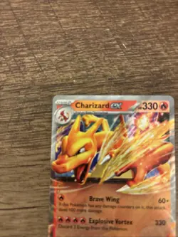 Pokemon Charizard ex 161 SVP: Scarlet & Violet Promo Full Art Holo Card 330 HP - Image 4