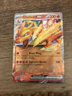 Pokemon Charizard ex 161 SVP: Scarlet & Violet Promo Full Art Holo Card 330 HP - Image 5