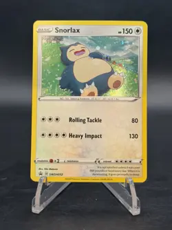 Snorlax SWSH032 Black Star Promo Cosmos Holo 2020 Pokemon TCG Card - Image 1