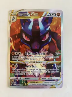 Pokemon Card TCG - Lucario VSTAR SWSH291 Sword & Shield Black Star Promo NM - Image 1