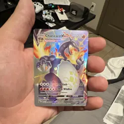 Charizard VMAX SV107/SV122 Shining Fates Shiny Holo Rare Full Art 330 HP Card - Image 1