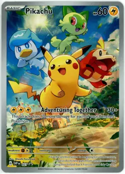 Pikachu 027 Sv: Scarlet & Violet Promo Cards Holo - Image 1