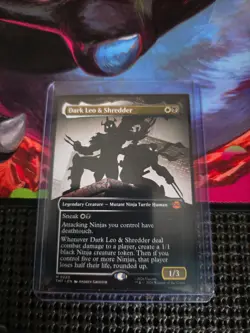 Dark Leo & Shredder (Borderless) Teenage Mutant Ninja Turtles Regular - Image 1