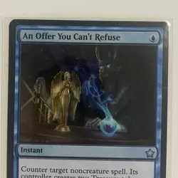 NMT MTG An Offer You Can't Refuse Foundations Regular Blue Instant Uncommon - Image 2