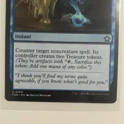 NMT MTG An Offer You Can't Refuse Foundations Regular Blue Instant Uncommon - Image 3