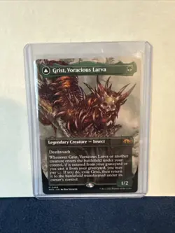 MTG Grist, Voracious Larva/ The Plague Swarm (Borderless) MH3 Regular - Image 1