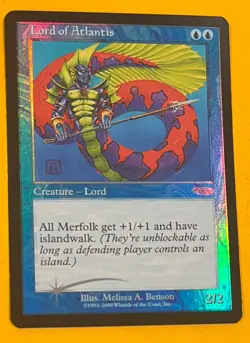 MTG LORD OF ATLANTIS (Foil) JSS Promo (OldManMTG 007-921) - Image 1