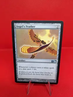 MTG Angel's Feather LP Magic 2011 M11 Core Set Life Gain Magic The Gathering - Image 1