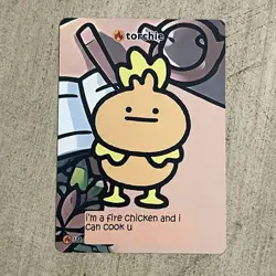 Torchi Pokiebubies V2 1st Edition Fan Art 106 Chef Ken Lee Pokemon Torchic - Image 1