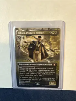 MTG Killian, Decisive Mentor Borderless Commander: Secrets of Strixhaven Regular - Image 1