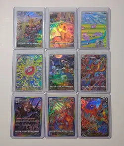 Pokemon TCG Pocket Custom Textured Fanart Set x9 Cards! - Image 1