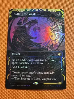 Culling the Weak Foil R 27 - MTG Secrets of Strixhaven Mystical Archive - Image 1