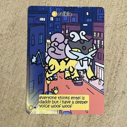 Rakie Pokiebubies V2 1st Edition Fan Art 99 Chef Ken Lee Pokemon Raikou - Image 1