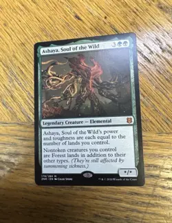 Wizards of the Coast Ashaya, Soul of the Wild Mythic ZNR Green 179 - Image 1