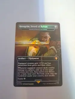 MTG: Herugrim Sword Of Rohan: Sword of Hearth And Home (Borderless) (Foil) (LP) - Image 1