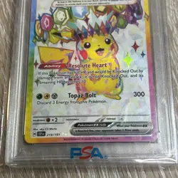 Pikachu Ex #219/191 - 2024 Pokemon Sv: Surging Sparks - GEM Mint PSA 10 - Image 3