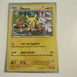 Pokemon Pikachu TCG XY95 XY Black Star Promo Holo Card - Image 1