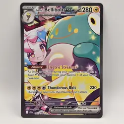 Iono's Bellibolt EX 183/159 Journey Together Single Raw Card Pokemon - Image 1