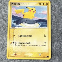 Pokemon Pikachu POP Series 5 Regular Rare 12/17 50HP 2007 English Basic - Image 1