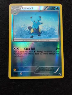 Dewott - 30/114 - Reverse Holo Black & White Pokemon Card LP - Image 1