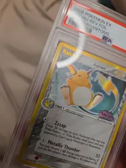 Raichu (Delta Species) 15/110 PSA 6 ex Holon Phantoms Reverse Holo Rare Pokemon - Image 3