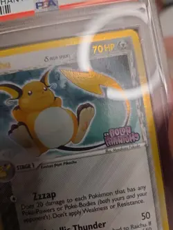Raichu (Delta Species) 15/110 PSA 6 ex Holon Phantoms Reverse Holo Rare Pokemon - Image 4