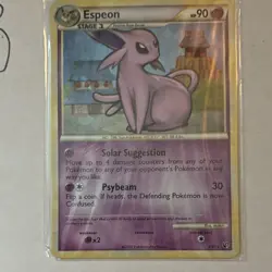 Pokemon Espeon 002/090 Deck Exclusives Cracked Ice Holo 90 HP Stage 1 English - Image 1