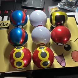 Set of 8- Pokemon TCG Pokeball Tins Empty - Assorted Tins - NO PACKS - FREE SHIP - Image 1