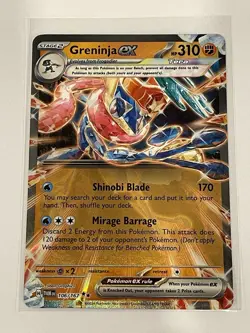 Pokemon Twilight Masquerade GRENINJA ex 106/167 - Image 1