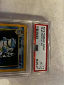 Pokemon 1999 Blastoise 2/102 Holo Base Set PSA 6 - Image 3