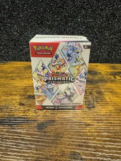 Pokemon TCG: Prismatic Evolutions Booster Bundle (6 Packs) Brand New Sealed - Image 1
