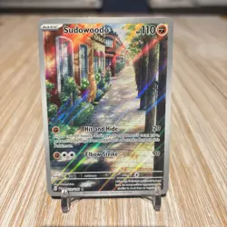 Pokemon TCG Sudowoodo 219/193 Paldea Evolved Illustration Rare 2023 NM - Image 1