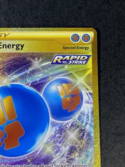 Pokemon TCG Rapid Strike Energy 182/163 Battle Styles Gold Secret Rare - Image 4