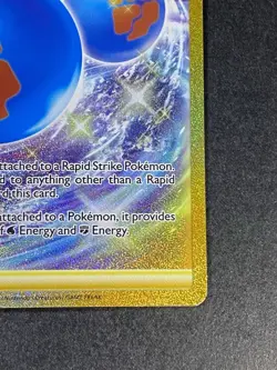 Pokemon TCG Rapid Strike Energy 182/163 Battle Styles Gold Secret Rare - Image 5