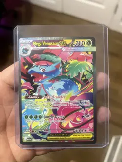 Pokemon Mega Evolution Mega Venusaur EX 177/132 Special Illustration Rare SIR NM - Image 1