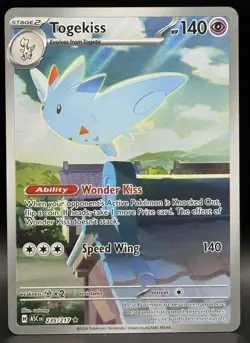 Togekiss 235/217 - Pokemon TCG - Ascended Heroes Illustration Rare Holo NM/M - Image 1
