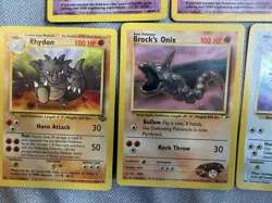 VINTAGE Pokemon WOTC Holo Rare Lot Base Fossil Jungle MP-NM - Image 5