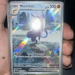 Mienshao 134/086 Pokemon SV: White Flare Illustration Rare Holo 2025 NM - Image 1