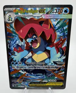 Pokemon TCG Ascended Heroes Mega Feraligatr EX 274/217 SIR 9.5 Digital Grade - Image 1