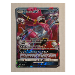Pokemon Hoopa GX 96/181 Sun & Moon Team Up Ultra Rare Full Art Holo NM - Image 1