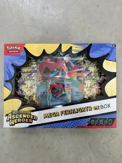 Pokemon Mega Evolution Ascended Heroes - Mega Feraligatr Ex Box ✅ - Image 1