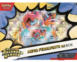 Pokemon Mega Evolution Ascended Heroes - Mega Feraligatr Ex Box ✅ - Image 4