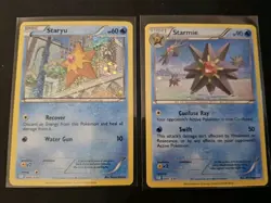 Staryu 004/034 & Starmie 005/034 CLB Holo Pokemon TCG Classic Collection NM - Image 1