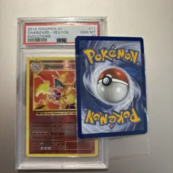 PSA 10 GEM MT / Charizard / Pokemon Evolutions XY 2016 / Reverse Holo - Image 1