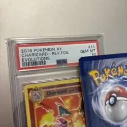 PSA 10 GEM MT / Charizard / Pokemon Evolutions XY 2016 / Reverse Holo - Image 2