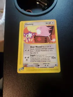 Chansey - 72/165 Expedition Base Set - Pokemon TCG - 2002 Vintage NM - Image 1