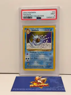 Pokemon 2002 PSA 9 Legendary Collection Golduck 43/110 - Image 1