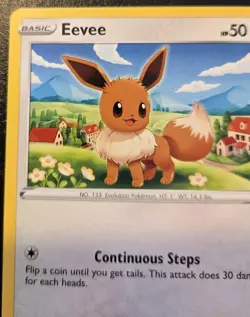 Eevee 205/264 Common Sword & Shield: Fusion Strike Pokemon TCG - Image 2